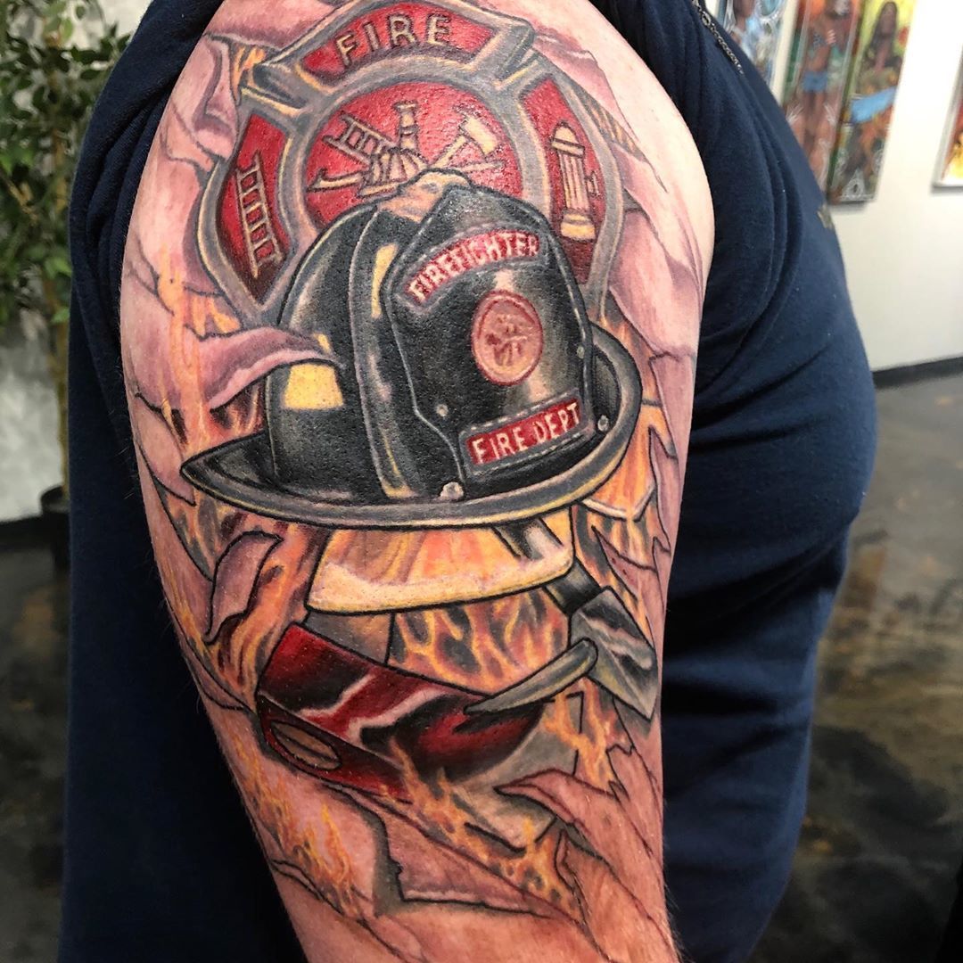 101 Amazing Firefighter Tattoo Designs You Need To See Outsons