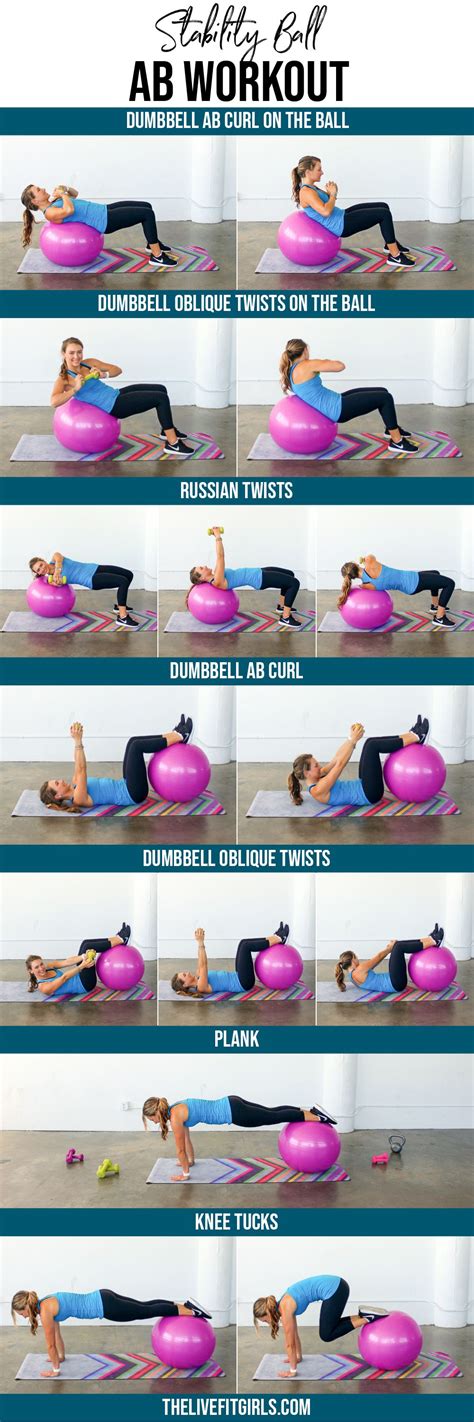 5 Stability Ball Workouts For A Toned Core Good Arm Workouts Best Ab Workout Workout Moves