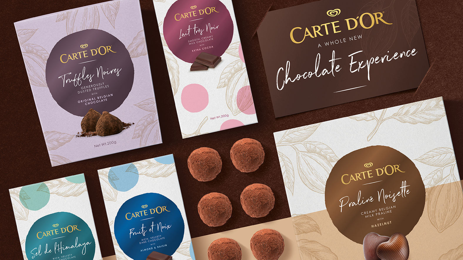 A Whole New Chocolate Experience From Carte D Or World Brand Design