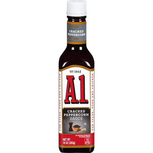 A1 Cracked Peppercorn Steak Sauce Shop Steak Sauce At H E B