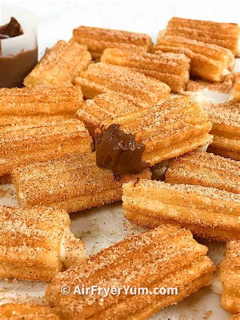 Air Fryer Cream Filled Churros Frozen Churros Bites Air Fryer Yum