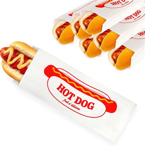 Amazon Com Foil Hot Dog Wrappers 100 Ct Hot Dog Bags Help Brats