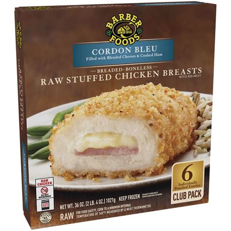 Barber Foods Cordon Bleu Stuffed Chicken 36 Oz Oasis Bahamas