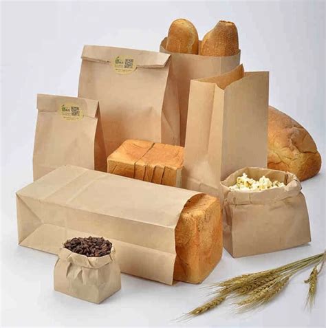 Brown Fine Kraft Paper Bags Food 7X4x13 In Eco Bags India