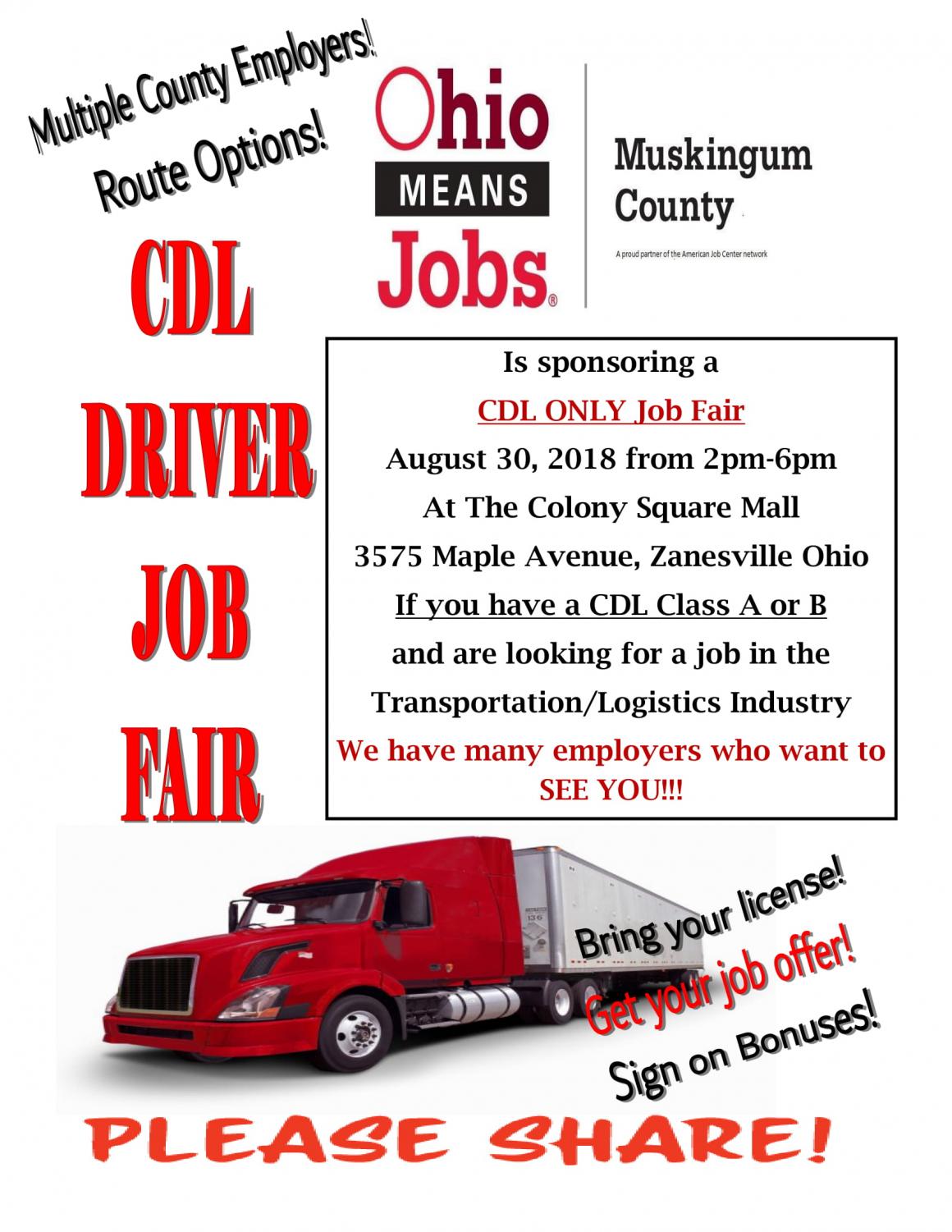 Cdl Jobs Trucking Into Zanesville Y City News