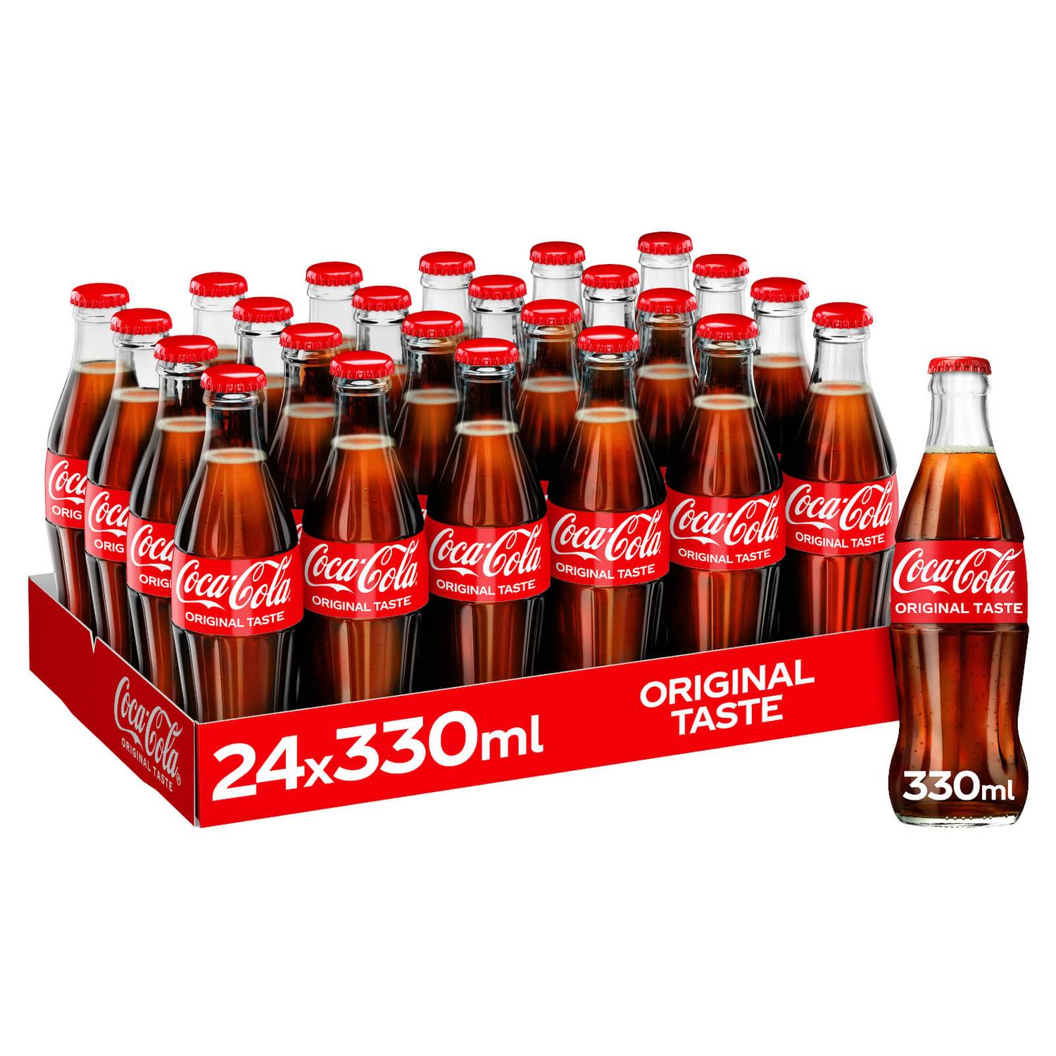 Coca Cola Icon 24 X 330Ml Glass Bottles Amazon Co Uk Grocery