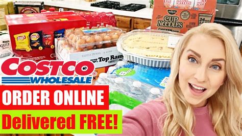 Costco Grocery Shopping How To Order Online Get It Delivered Free