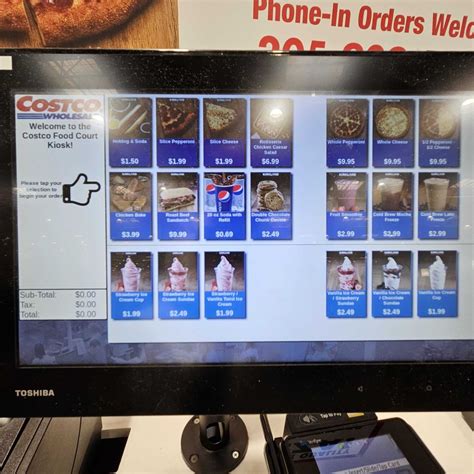 Costco S Full Food Court Menu With Pricing 2025