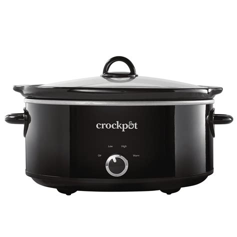 Crock Pot Manual 7 Quart Slow Cooker Black Crock Pot