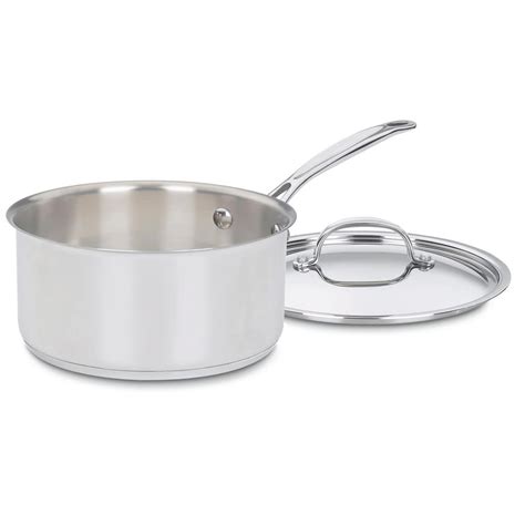 Cuisinart Chef Amp 39 S Classic Stainless Steel 3 Qt Chef Amp 39 S Pan Stainless Steel Dishwasher Kitchen