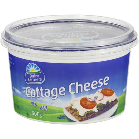 Dairy Farmers Natural Cottage Cheese 500G Woolworths