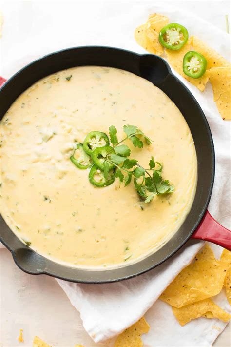 Fire Roasted Poblano Queso Dip Hunger Thirst Play