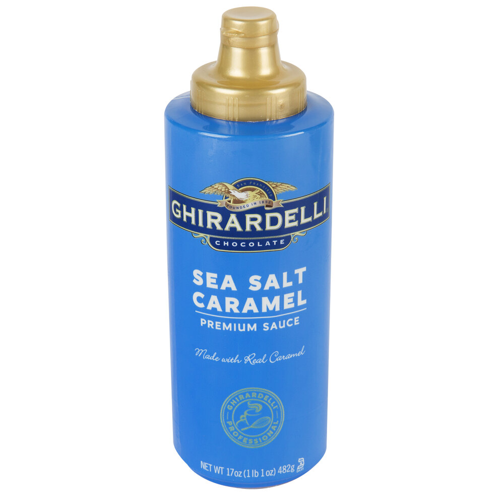 Ghirardelli 17 Oz Sea Salt Caramel Flavoring Sauce