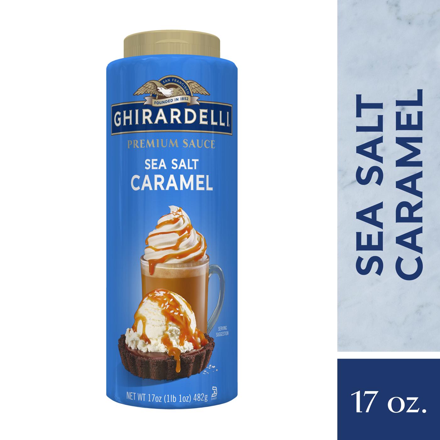 Ghirardelli Premium Sea Salt Caramel Sauce Shop Sundae Toppings At H E B