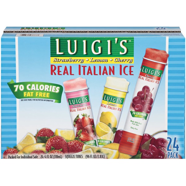 Luigi Amp 39 S Lemon Real Italian Ice 6 Fl Oz 6 Count Shoprite