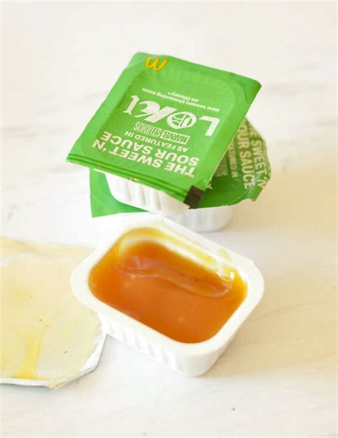 Mcdonald S Sweet And Sour Sauce Caramel And Cashews