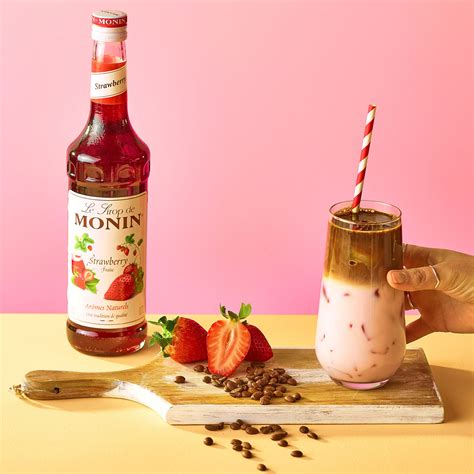 Monin Strawberry Syrup 70Cl Bottle Buy At Drinkstuff