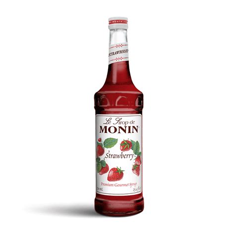 Monin Strawberry Syrup Barista Underground