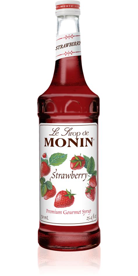 Monin Strawberry Syrup Hot Coffee Company