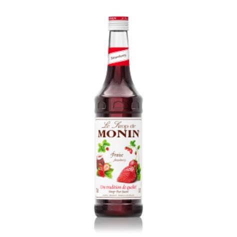 Monin Strawberry Syrup John Street Beverage