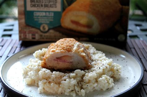 New Barber Foods Chicken Cordon Bleu With Easy Creamy Risotto