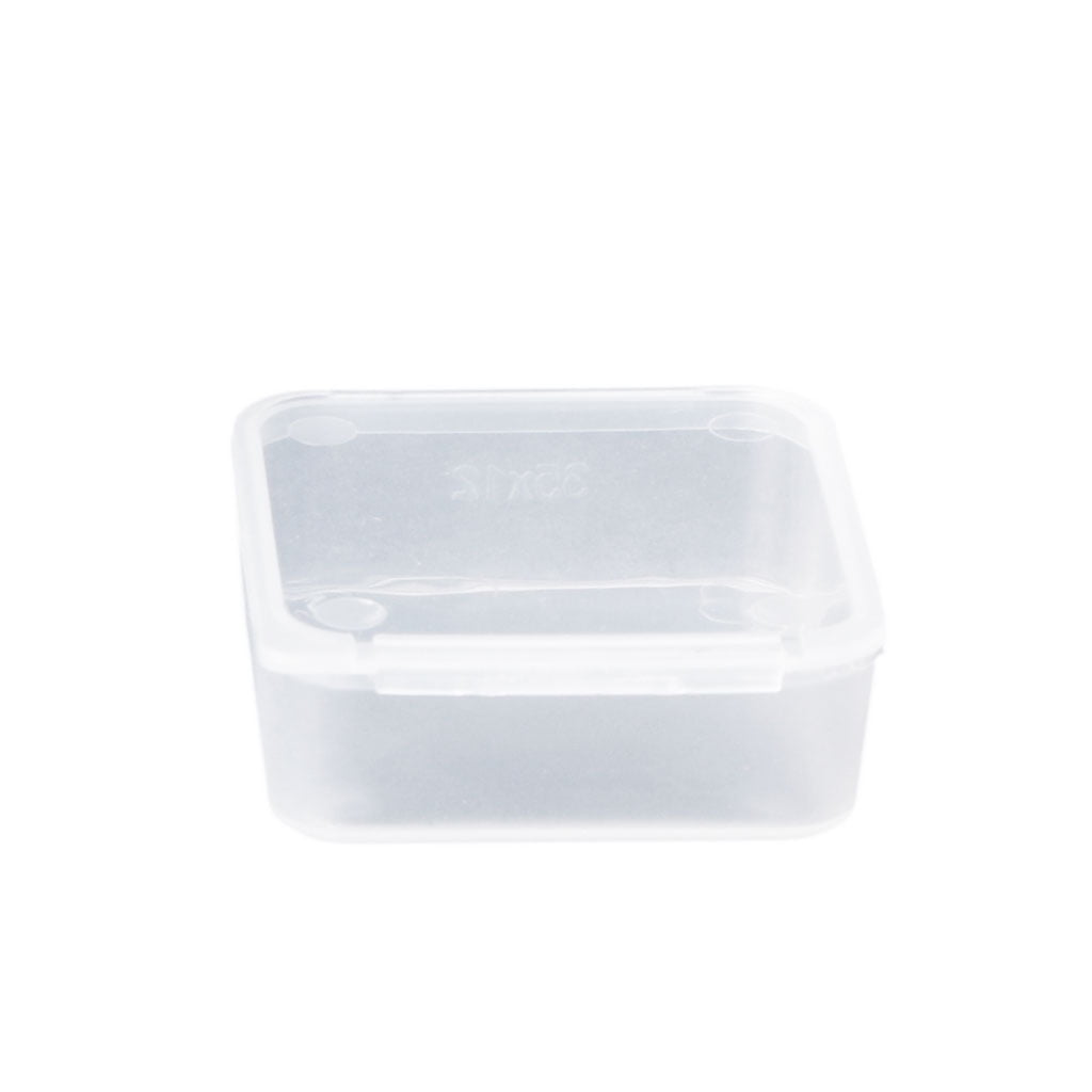 New Small Square Clear Plastic Jewelry Storage Boxes Beads Crafts Case Containers In Storage