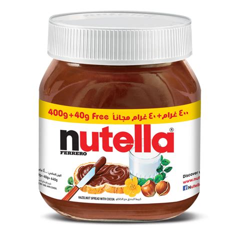 Nutella Hazelnut Spread With Cocoa 400G 40G Online At Best Price