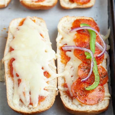 Pizza Subs Recipe Food Lovin Family