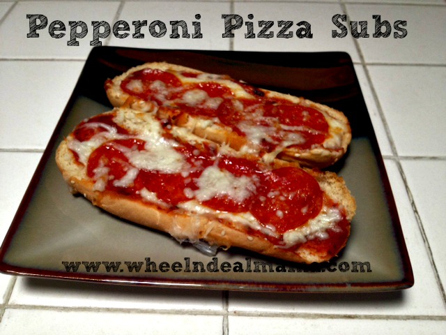 Pizza Subs Recipe With Pepperoni And Green Peppers