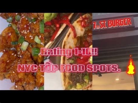 Rating Nyc S Top Food Spots Youtube Foodie Nycfood Youtube