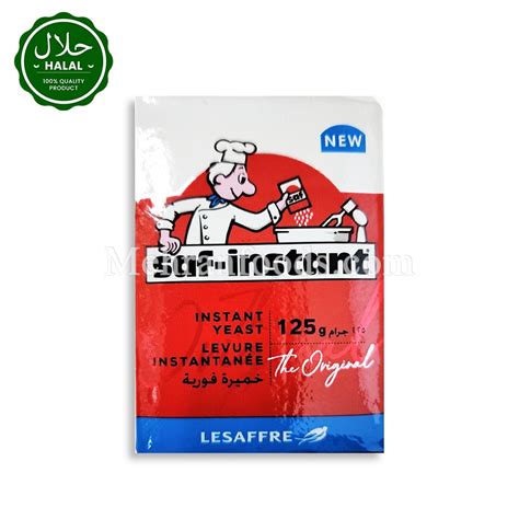 Saf Instant Yeast Red 125G Mehran Foods Halal