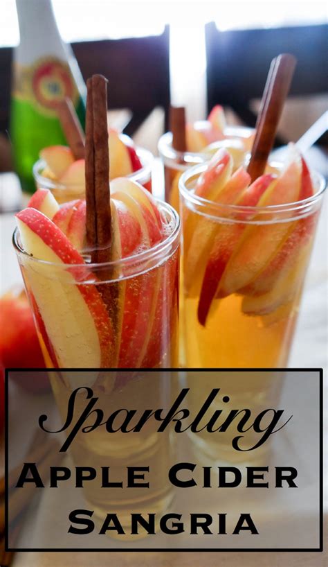 Sparkling Apple Cider Sangria With Martinelli S Wishes Reality