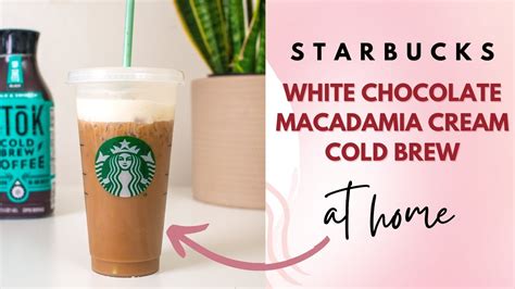 Starbucks White Chocolate Macadamia Cream Cold Brew At Home Copy Kat