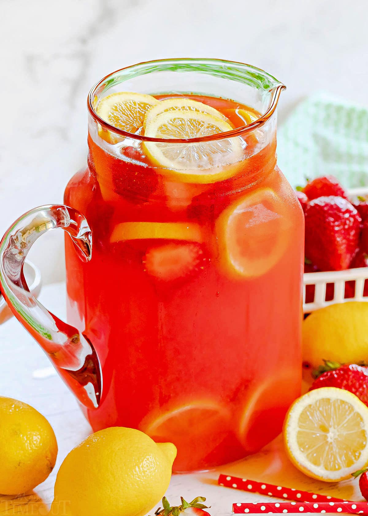 Strawberry Lemonade Just 3 Ingredients Mom On Timeout