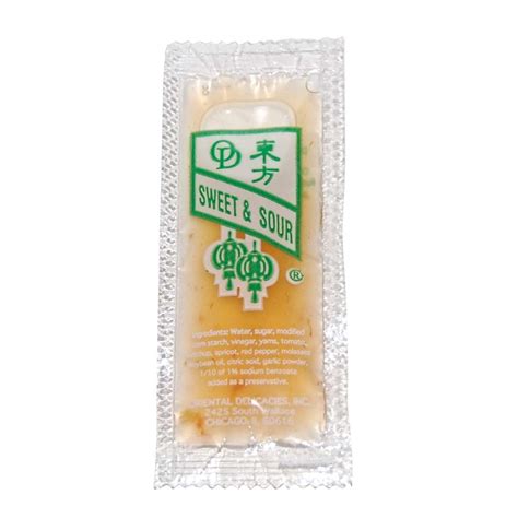 Sweet Sour Duck Sauce Packets 9 Gm 500 Case Cartnut Com