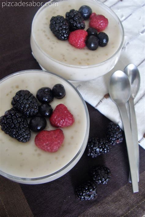 Tapioca Con Leche De Coco Postre Vegano Y Sin Gluten Pizca De Sabor