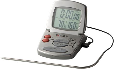 Taylor Digital Cooking Thermometer With Probe And Timer Amazon Ca Home