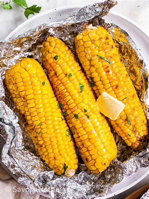 The Best Spicy Corn On The Cob Grilled In Foil