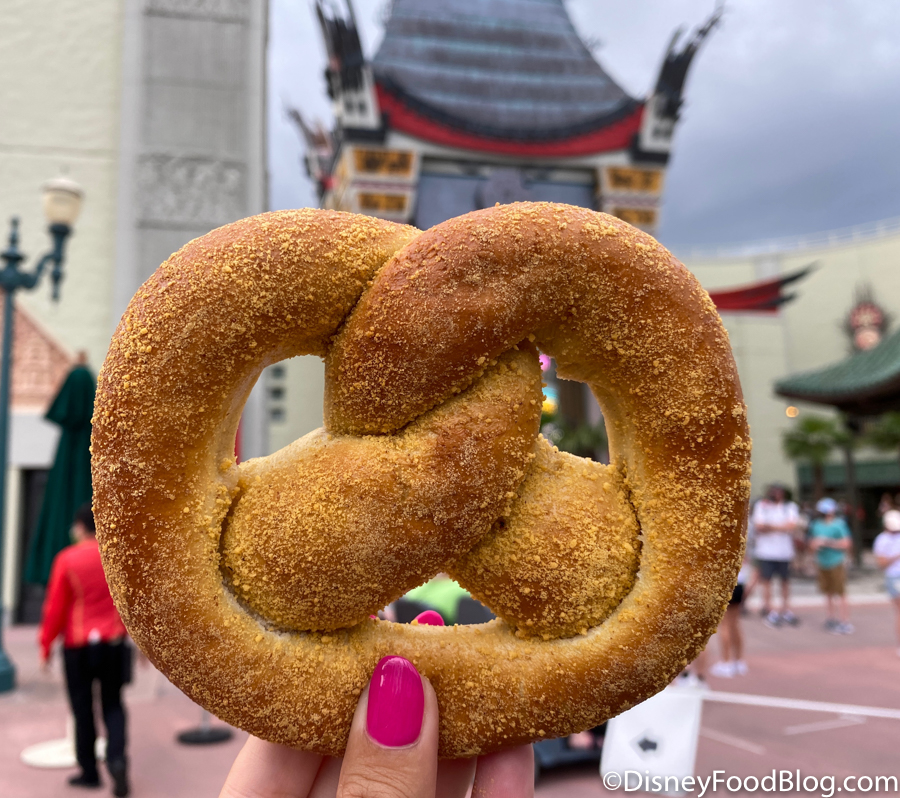 This Is The Only Place You Can Grab A Sweet Cream Cheese Pretzel At Disney World Right Now