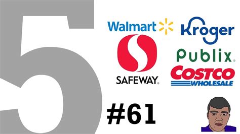 Top 5 61 Largest Grocers In The Us Youtube