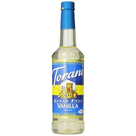 Torani Syrup Sugar Free Vanilla 25 4 Ounce Bottles Pack Of 3