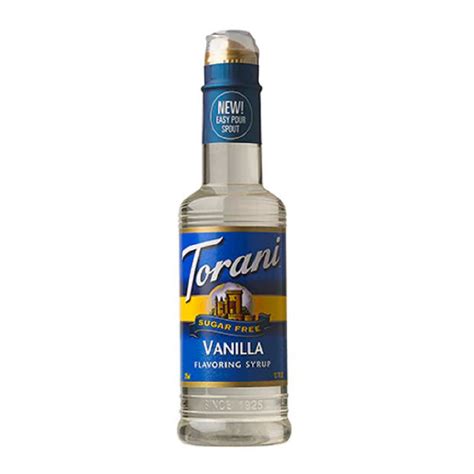 Torani Vanilla Syrup Sugar Free Shop At Carlopacific Com