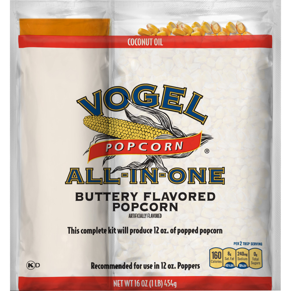 Vogel Coconut Oil All In One Popcorn Kit 24 10 6 Oz Conagra Foodservice