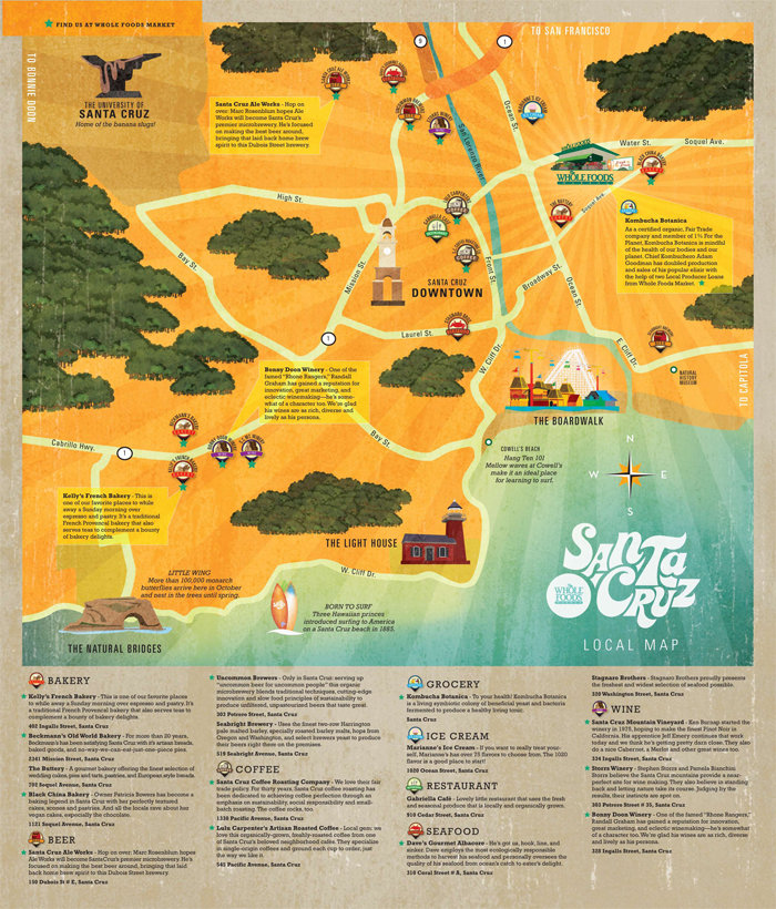 Whole Foods Santa Cruz Map By Rob Tang At Coroflot Com