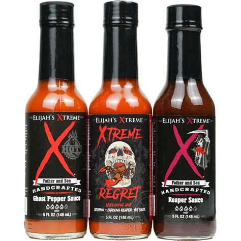 World S Hottest Hot Sauce Gift Set Elijah S Xtreme Award Winning Hot